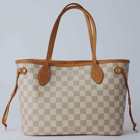 LOUIS VUITTON Brown Damier Neverfull PM Tote Bag - Picture 1 of 10